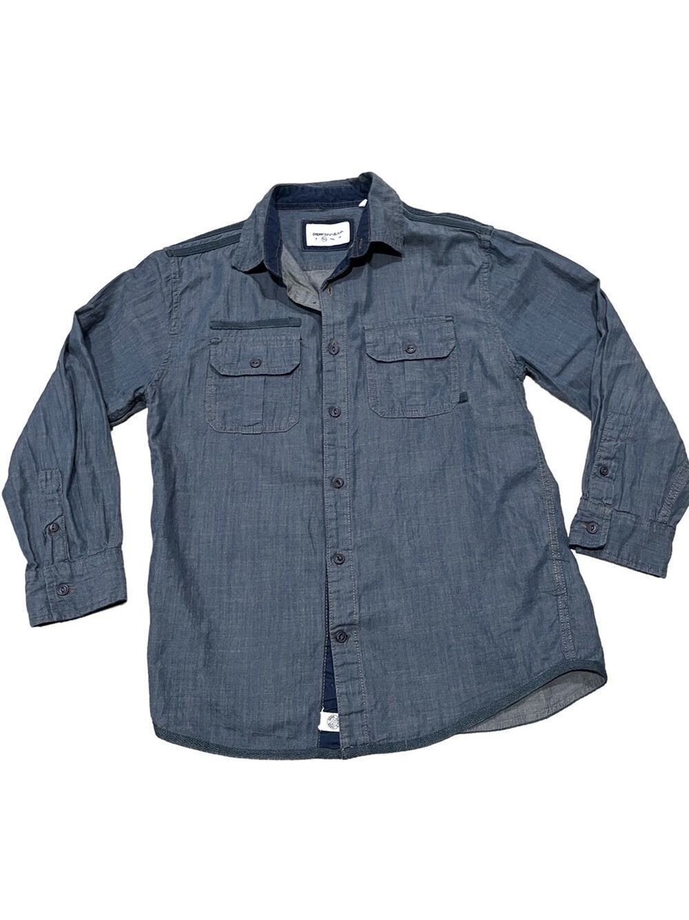 Paper Denim & Cloth button down denim shirt size 10-12